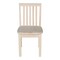 International Concepts Rectangle Set of 2 Mission Juvenile Chairs, 13 in W, 16 in L, 26 in H, Wood, Unfinished 263P - alternate 2